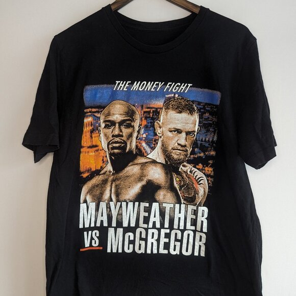 Floyd Mayweather Vs Conor McGregor Money Fight Boxing MMA Shirt UFC - Picture 1 of 2
